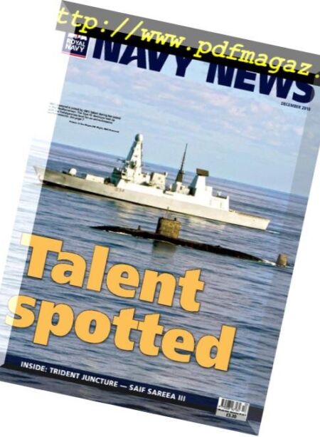 Navy News – December 2018 Cover