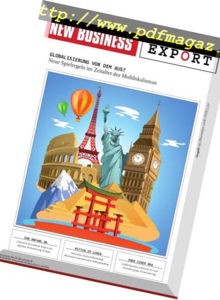New Business Export – November 2018 Cover