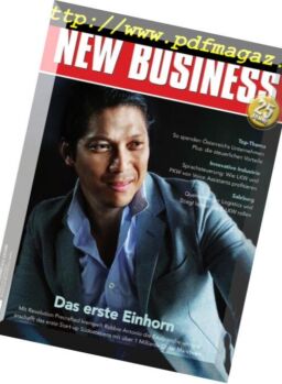 New Business – November 2018