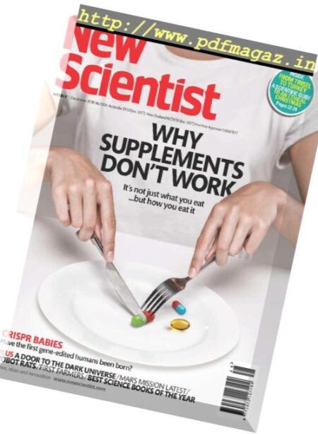 New Scientist Australian Edition – 01 December 2018 Cover
