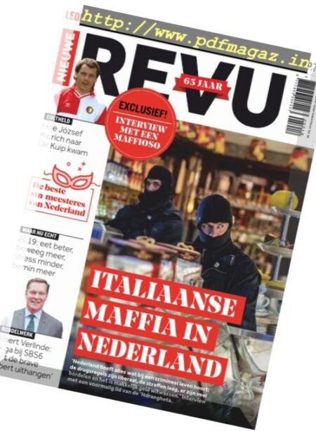 Nieuwe Revu – 12 december 2018 Cover