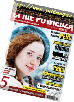 O Czym Lekarze Ci Nie Powiedza – Grudzien 2018