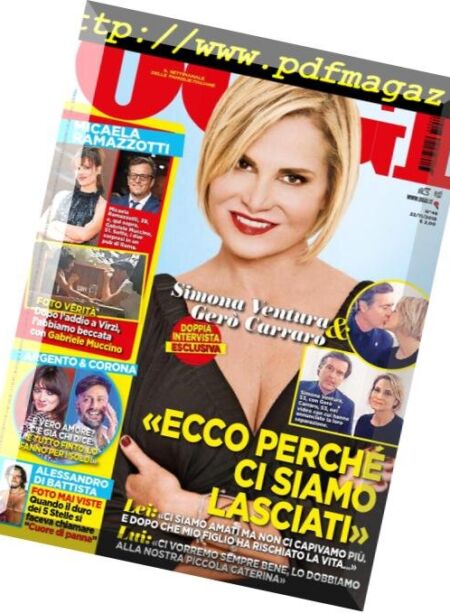 Oggi – 22 novembre 2018 Cover