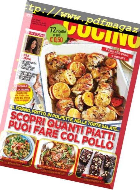 Oggi Cucino – 4 Ottobre 2018 Cover