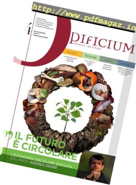 Opificium – Luglio-Agosto 2018 Cover