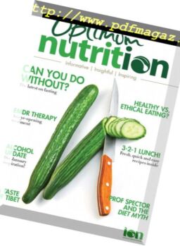 Optimum Nutrition – Winter 2017