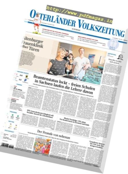 Osterlander Volkszeitung – November 2018 Cover