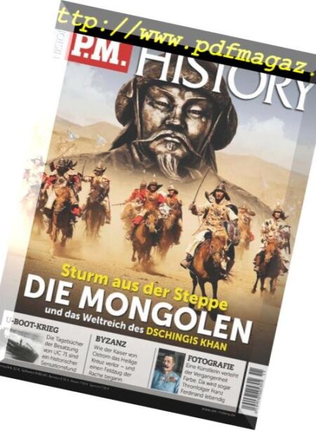 P.M.History – November 2018 Cover