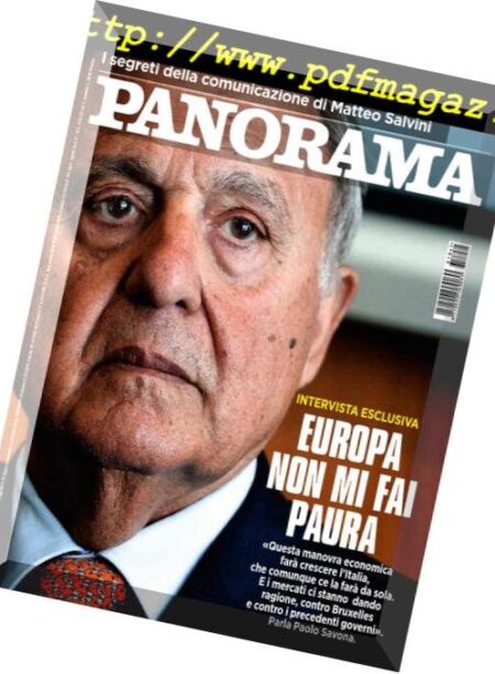 Panorama Italia – 8 Novembre 2018 Cover