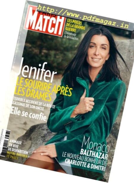 Paris Match – 08 novembre 2018 Cover