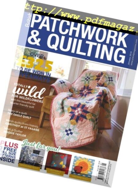 Patchwork & Quilting UK – January 2019 Cover