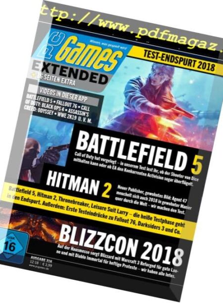 PC Games Germany – Dezember 2018 Cover
