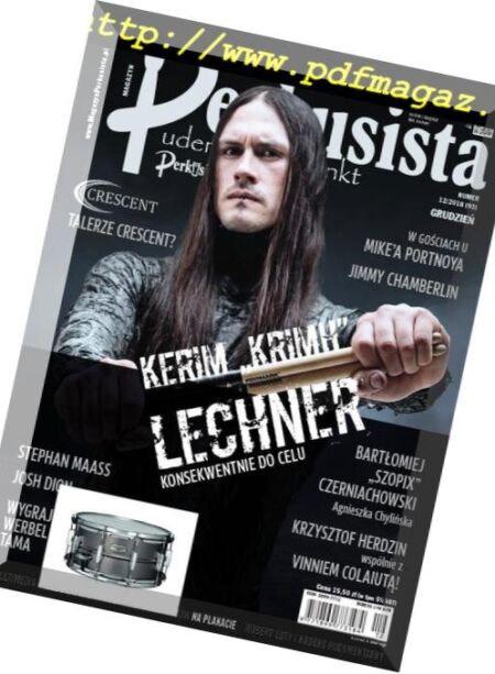 Perkusista – Grudzien 2018 Cover
