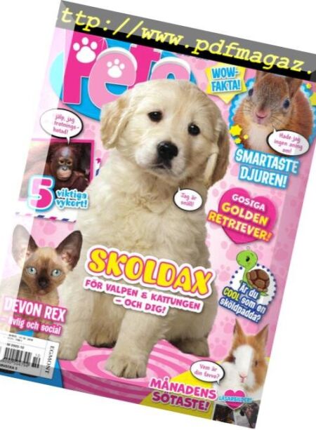 Pets Sverige – december 2018 Cover