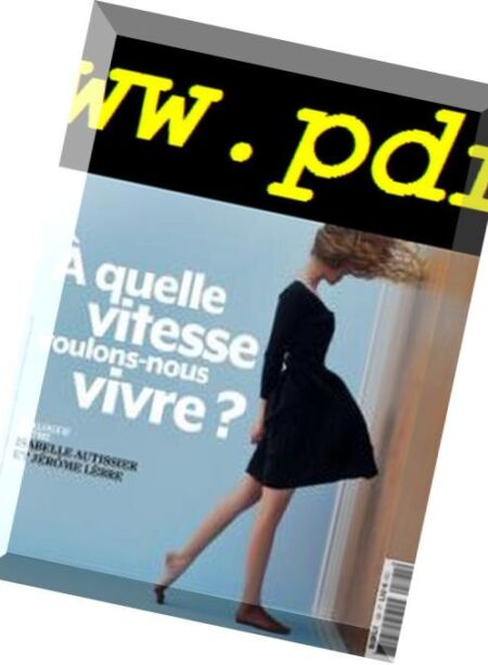 Philosophie Magazine France – Juin 2018 Cover