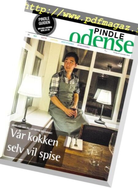 Pindle Odense – 20 november 2018 Cover