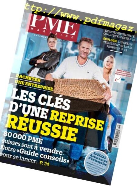 PME Magazine – novembre 2018 Cover