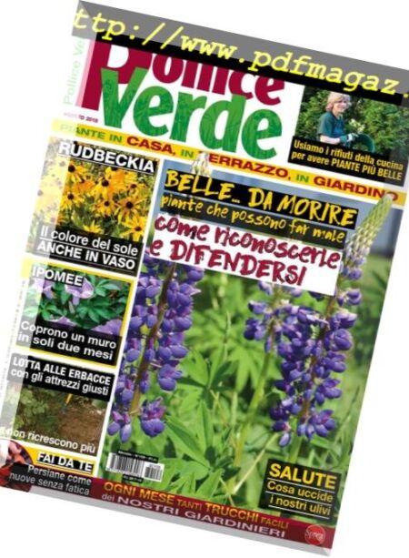 Pollice Verde – Agosto 2018 Cover