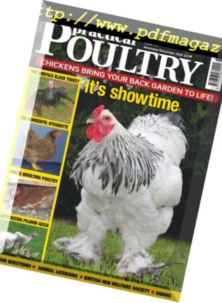 Practical Poultry – November-December 2018 Cover