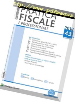 Pratica Fiscale e Professionale – 19 Novembre 2018