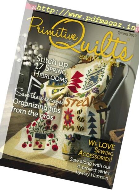 Primitive Quilts and Projects – December 2018 Cover
