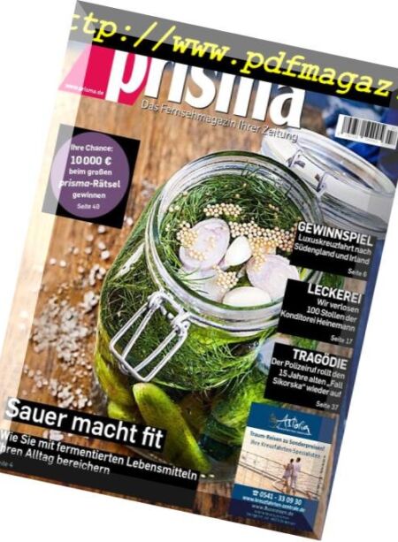 Prisma – 24 November 2018 Cover