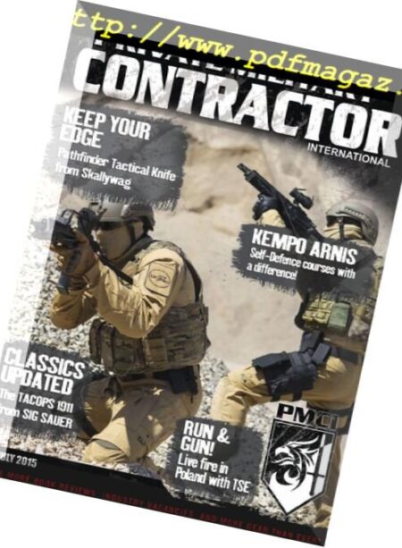 Private Military Contractor International – August 2015 Cover