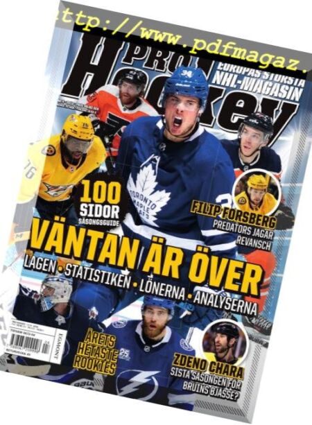 Pro Hockey – september 2018 Cover