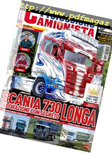 Professione Camionista – Agosto-Settembre 2017 Cover