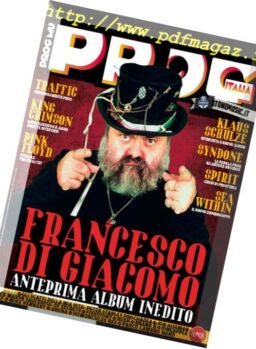 Prog Italia – Settembre-Ottobre 2018