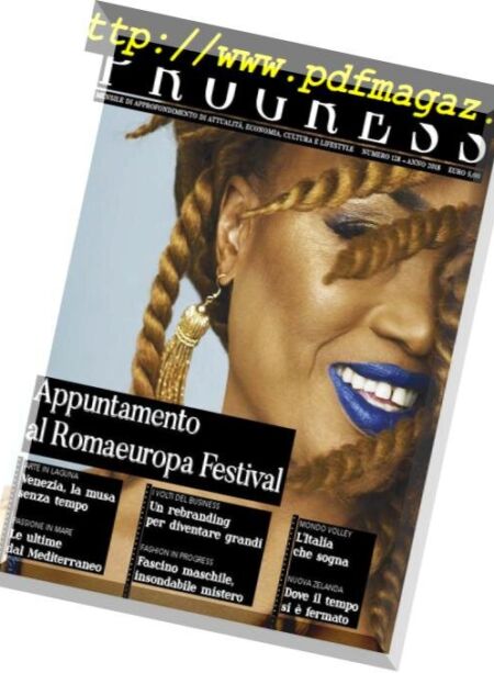 Progress – Settembre 2018 Cover