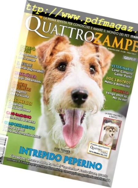 QuattroZampe – Settembre 2018 Cover