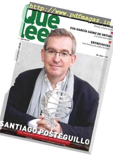 Que leer – diciembre 2018 Cover