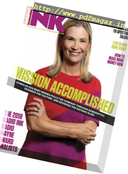 Radio Ink Magazine – September 17, 2018 Cover