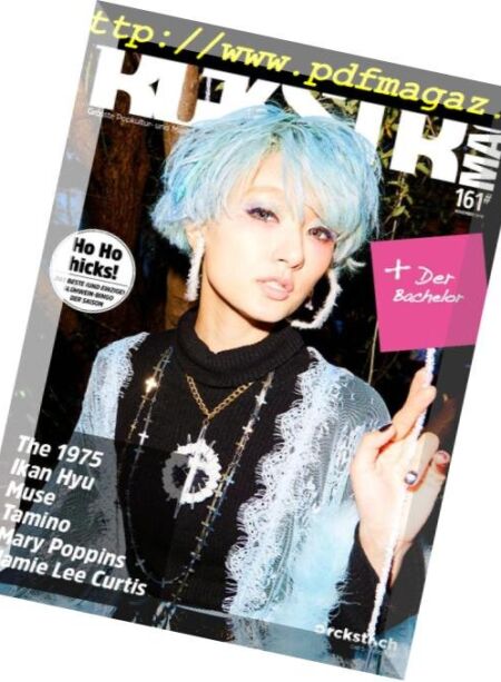 RCKSTR Magazine – November 2018 Cover