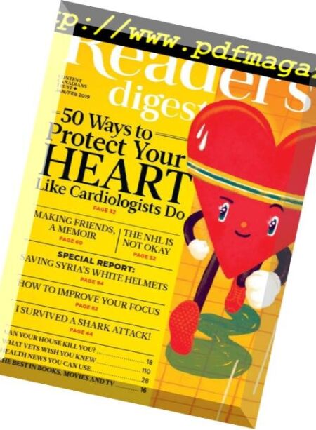 Reader’s Digest Canada – January 2019 Cover