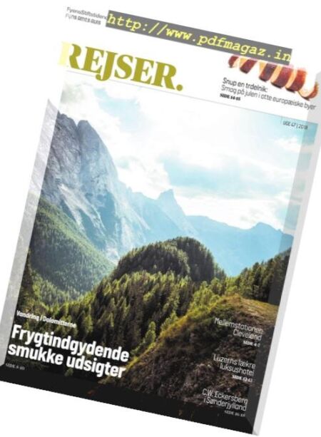 Rejser – 24 november 2018 Cover