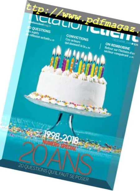 Relation Client Magazine – Decembre 2018 Cover