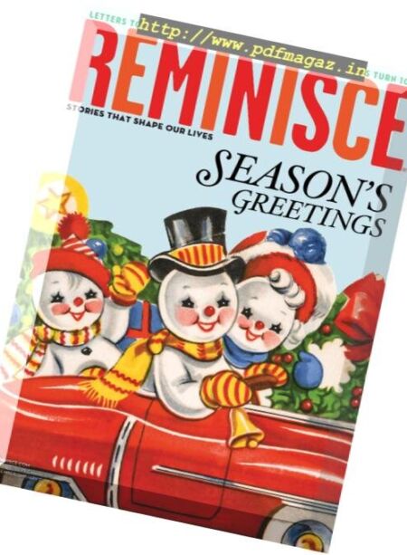 Reminisce – November 23, 2018 Cover