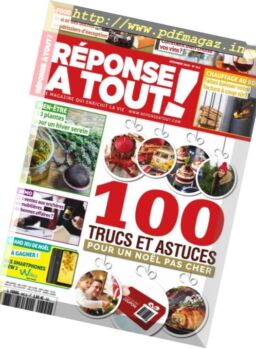Reponse a Tout! – Decembre 2018