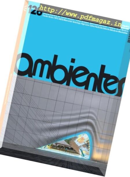 Revista Ambientes – diciembre 03, 2018 Cover