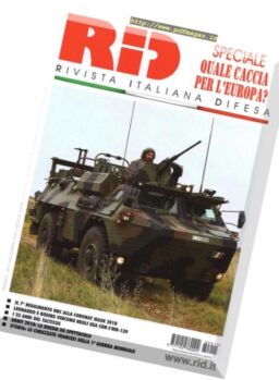 Rivista Italiana Difesa – Novembre 2018
