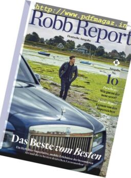 Robb Report Germany – Oktober 2018