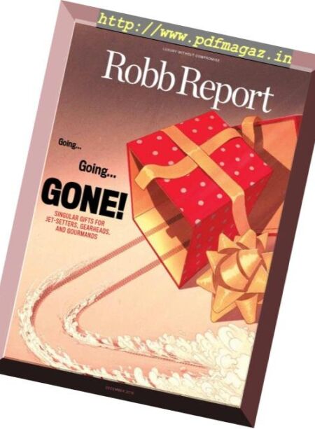 Robb Report USA – December 2018 Cover