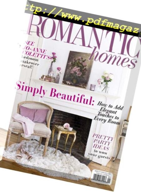 Romantic Homes – January 2019 Cover