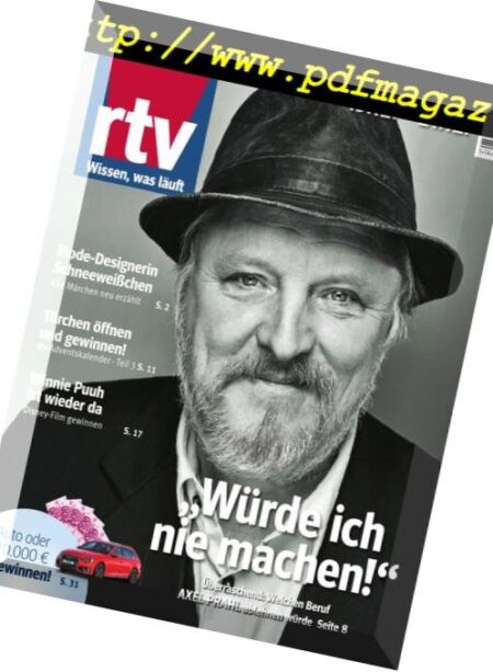 RTV-Programm – 15 Dezember 2018 Cover