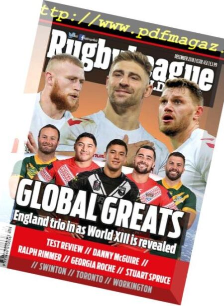 Rugby League World – December 2018 Cover