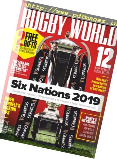Rugby World – February 2019 Cover