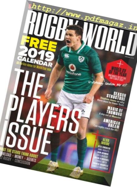 Rugby World – January 2019 Cover