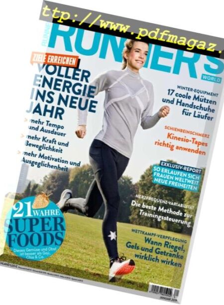 RUNNER’S WORLD – Dezember 2018 Cover
